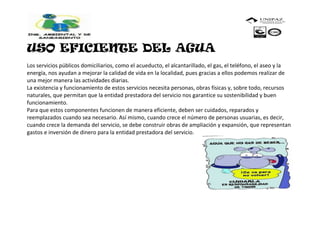 Ahorro y uso eficiente del agua | PDF