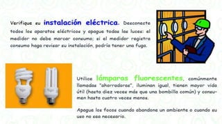 Ahorro y uso eficiente del agua y energia | PPTX