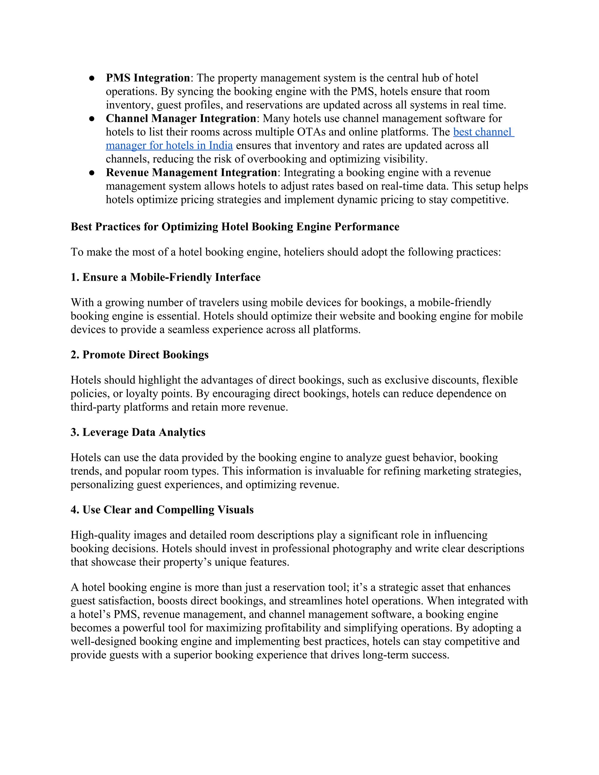 A hotel booking engine: what is it? How does it operate? | DOCX