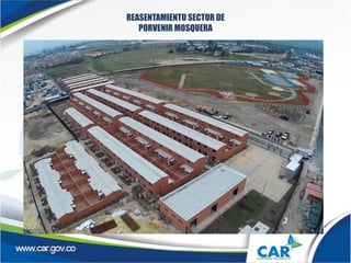 REASENTAMIENTO SECTOR DE
PORVENIR MOSQUERA
 