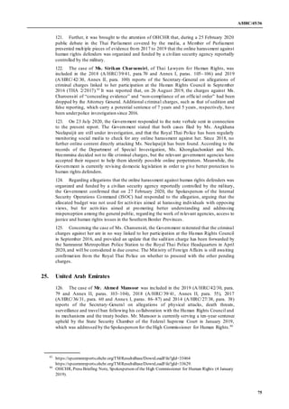 A/HRC/45/36
75
121. Further, it was brought to the attention of OHCHR that, during a 25 February 2020
public debate in the...