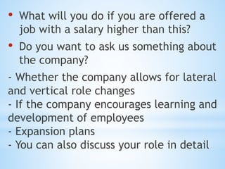 HR Interview Guide for Freshers