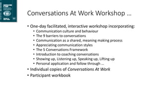 Conversations at Work | PPTX