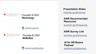 The Intersection Between HR and AI 