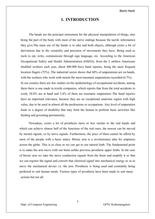 BIONIC HAND | PDF