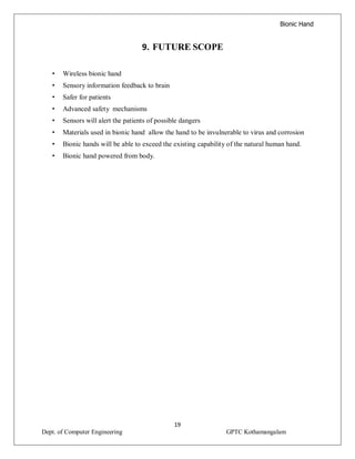 BIONIC HAND | PDF