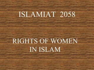 Ahsan naqvi. women's rights