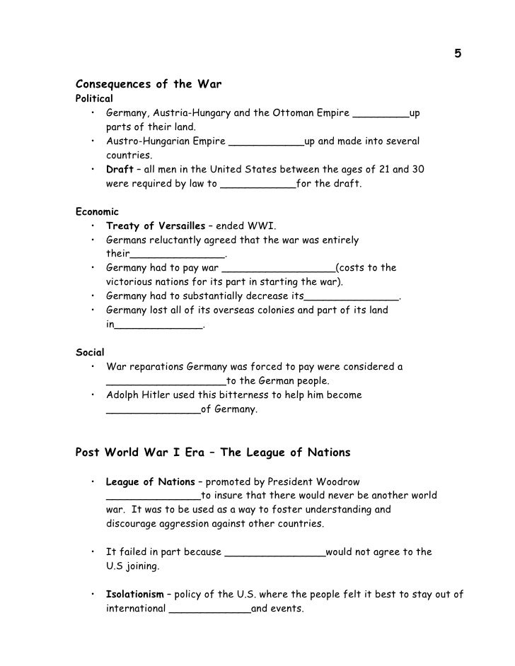 AHSGE Social Studies chapter 8 Student notes