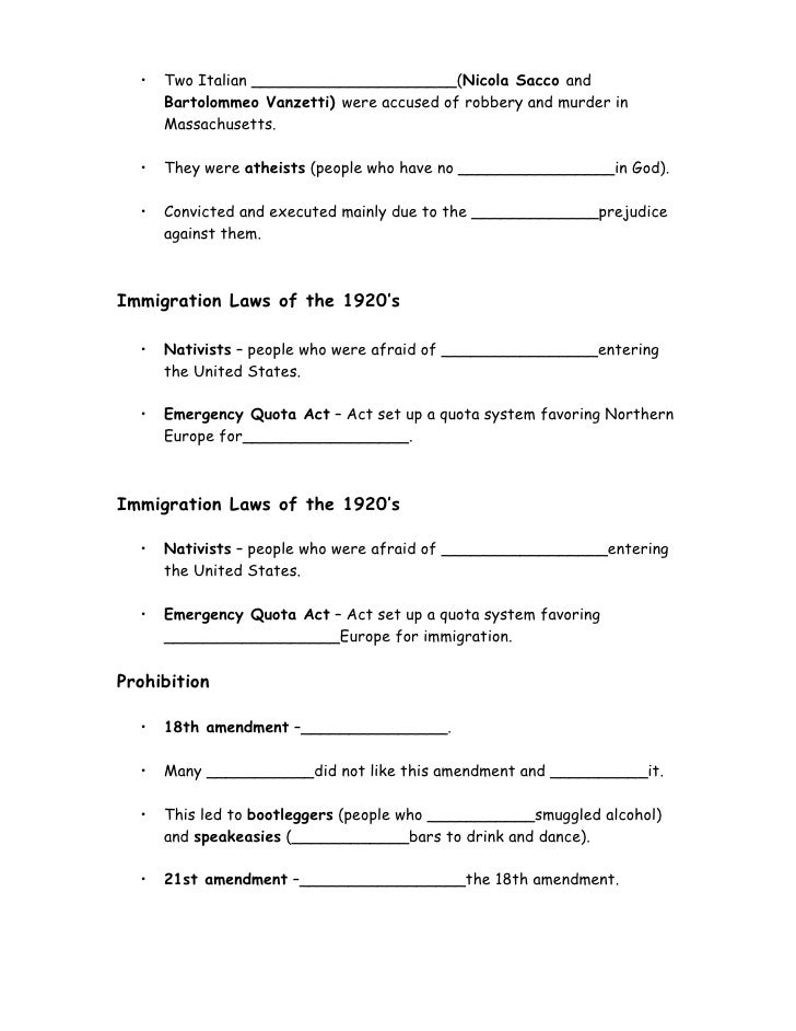 AHSGE Social Studies chapter 8 Student notes