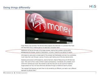 14 
Doing things differently 
 