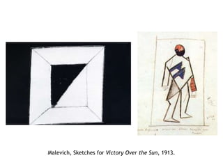 Malevich, Sketches for Victory Over the Sun, 1913.
 