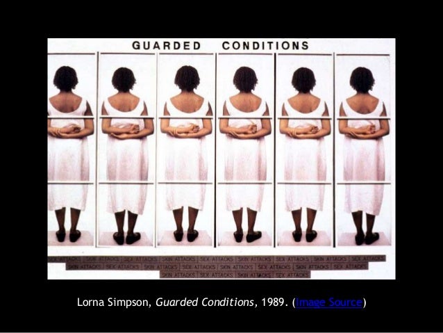 Lorna Simpson Guarded Conditions 1989
