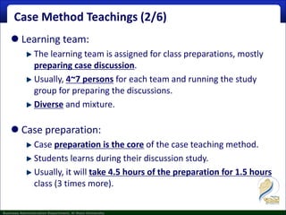 Case Method Introduction for Arabic Regionals | PPT