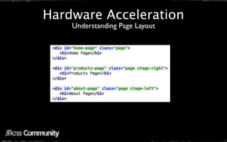 Hardware Acceleration
    Understanding Page Layout
 