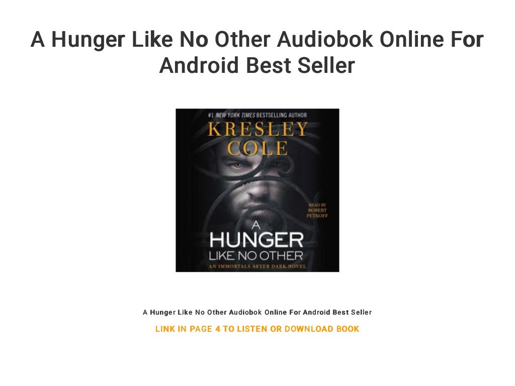 books like a hunger like no other