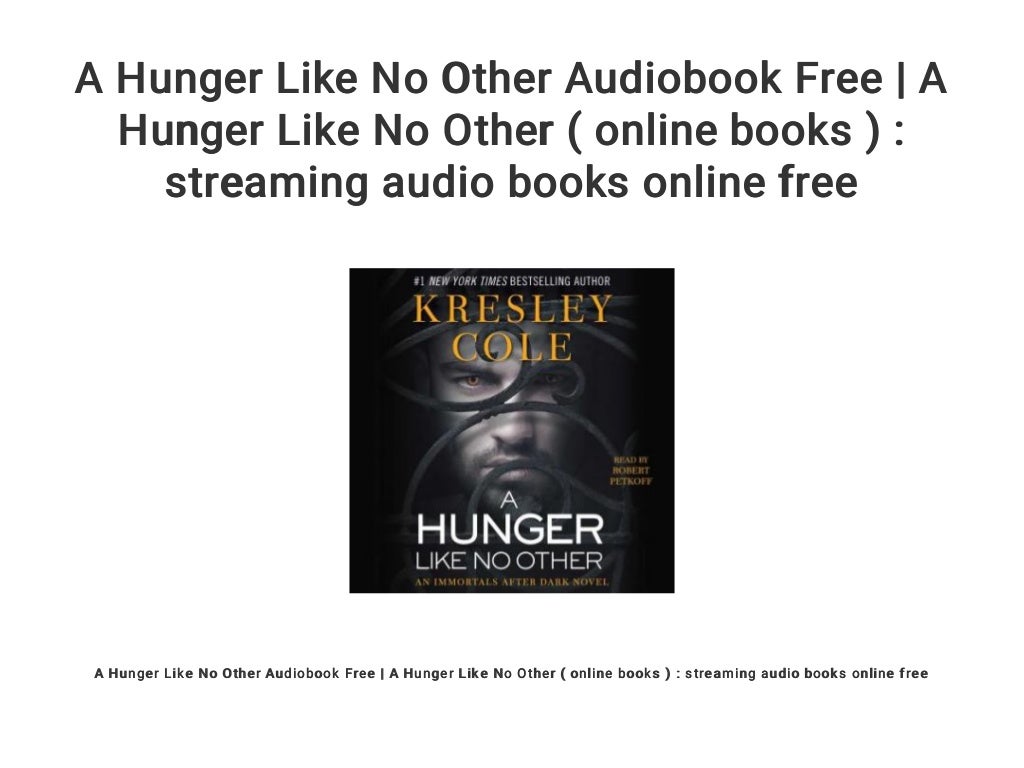 books like a hunger like no other