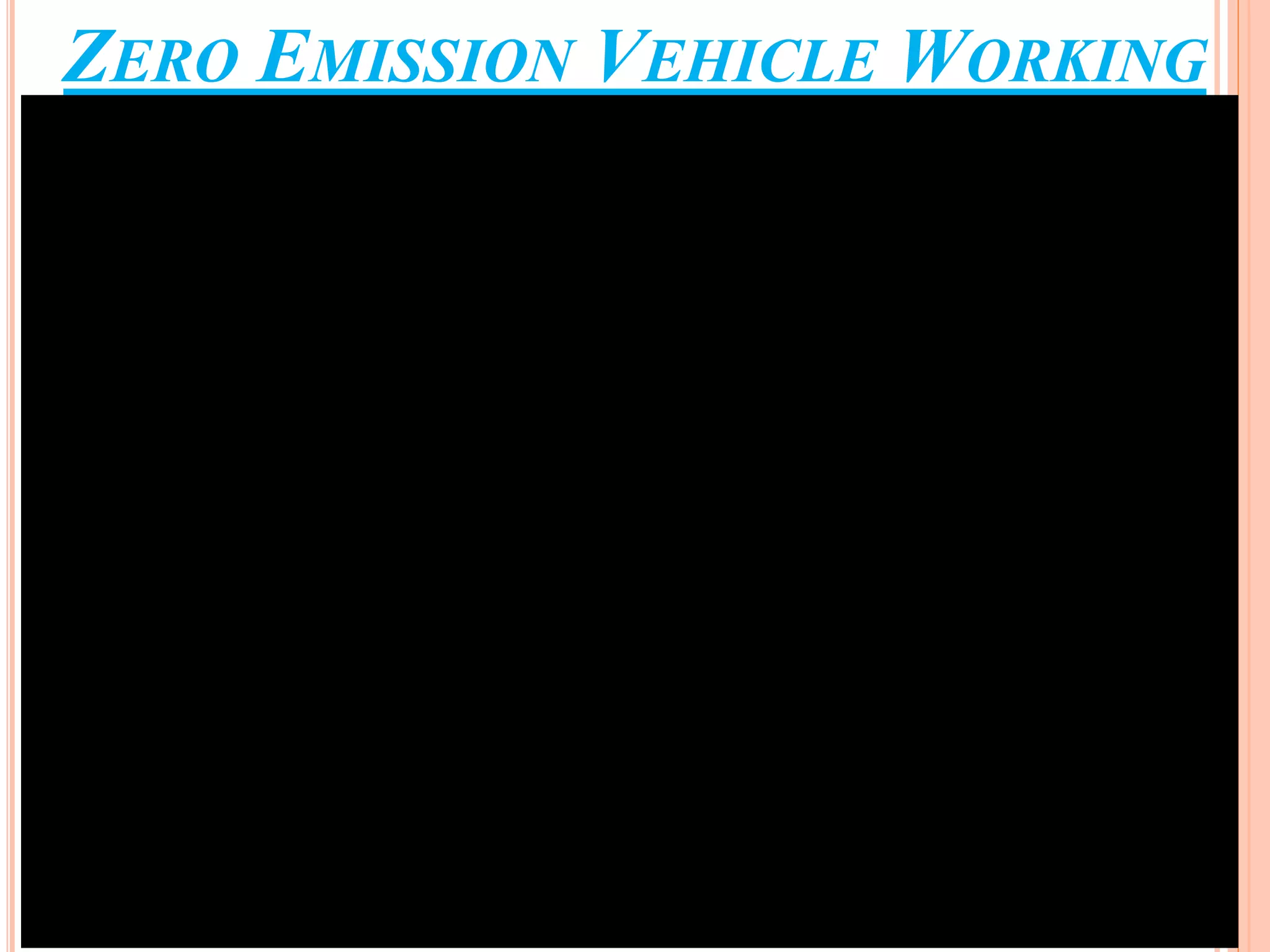 ZERO EMISSION VEHICLE WORKING
30
 