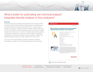 Comprehensive Guide to Automated Discrete Analyzers for Environmental ...
