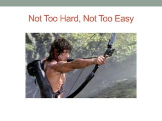 Not Too Hard, Not Too Easy
 