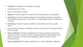 AI-1 and 2.pptx Problem graphs – Heuristic functions | PPTX