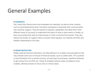 General Examples
PLS 6
 