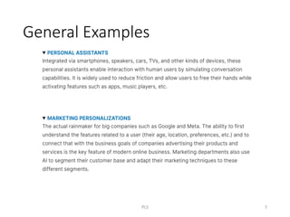 General Examples
PLS 7
 