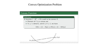 Convex Optimization Problem
 