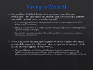 Introduction to Artificial intelligence and ML