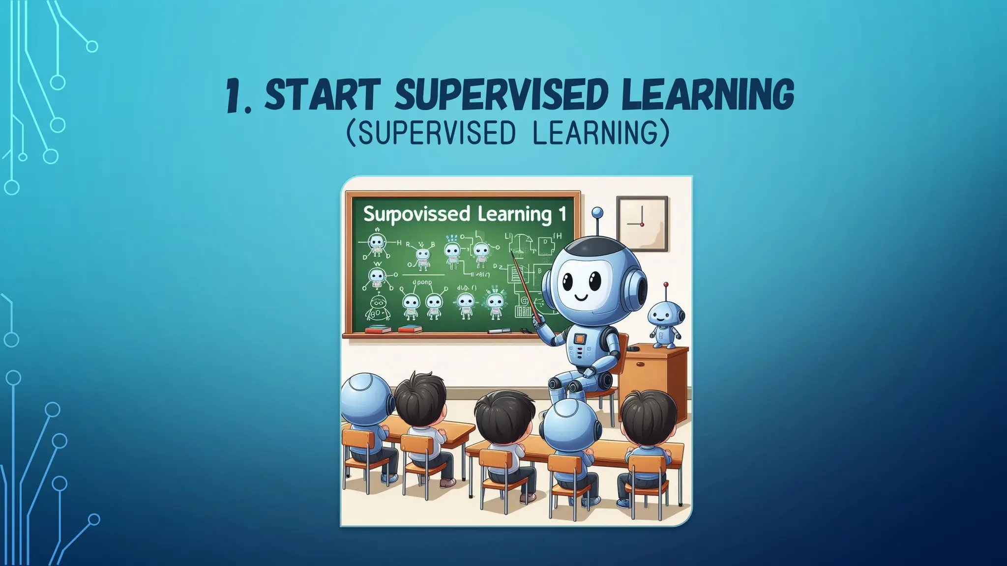 1. START SUPERVISED LEARNING
（SUPERVISED LEARNING）
 