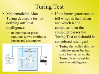 Introduction to AI this is test ppt to download other one because it | PPT