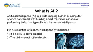 Artificial Intelligence in cloud computing | PPTX
