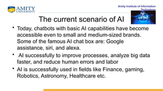 Artificial Intelligence in cloud computing | PPTX
