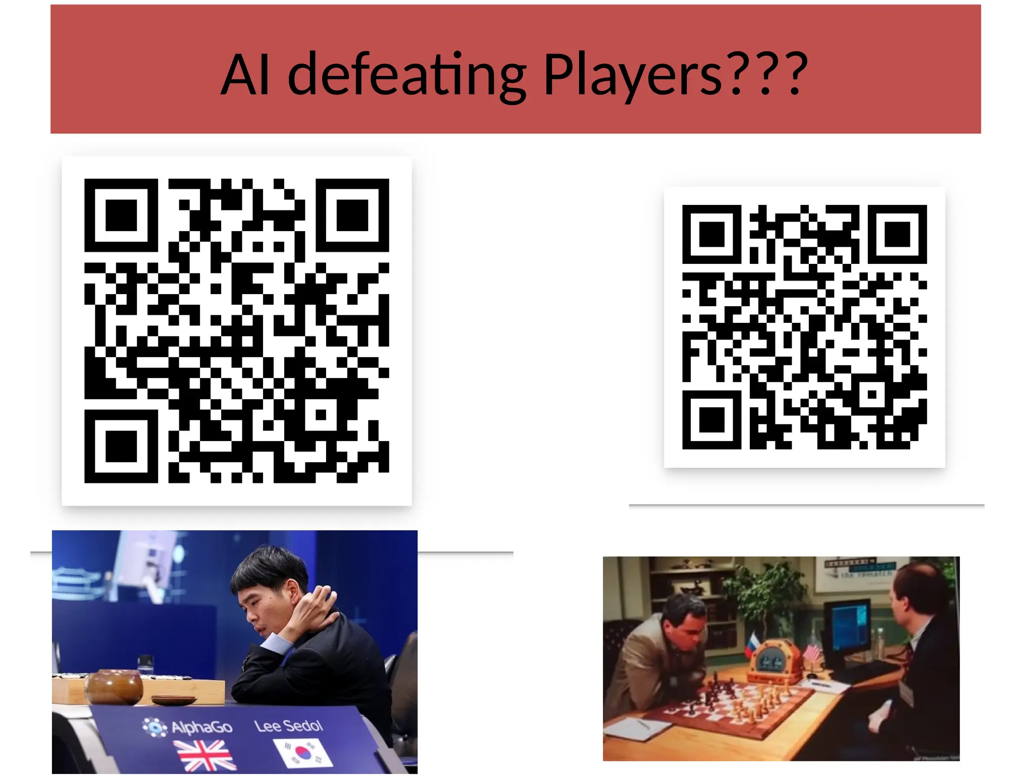 AI defeating Players???
 