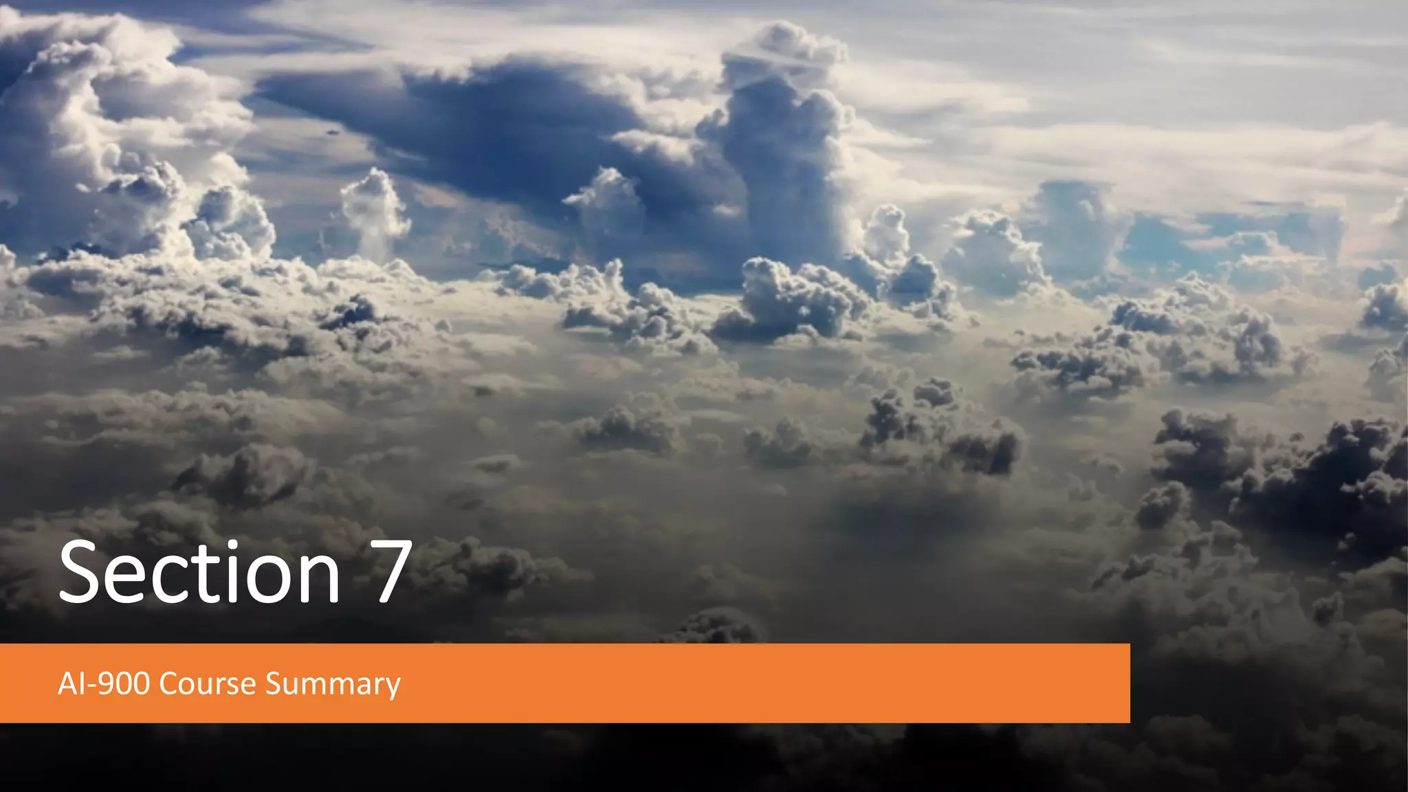 ©Sean Xie
Section 7
AI-900 Course Summary
 