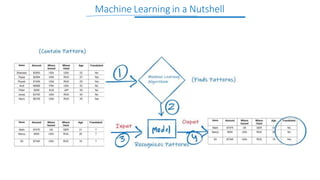Machine Learning in a Nutshell
 
