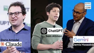 Dario Amodei
Sam Altman
Demis Hassabis
 