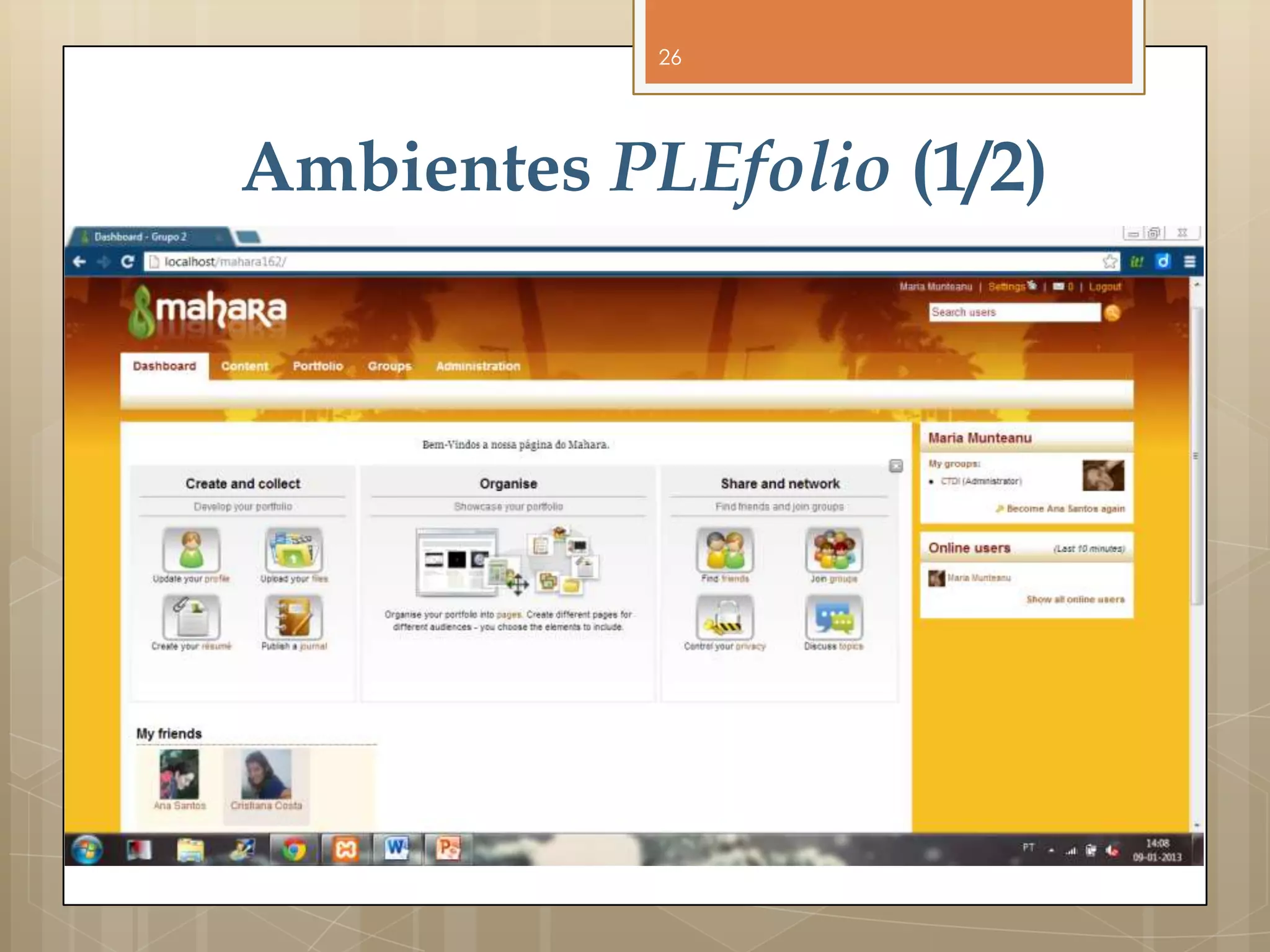 26




Ambientes PLEfolio (1/2)
 