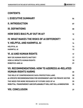 HUMAN RIGHTS IN THE AGE OF ARTIFICIAL INTELLIGENCE | PDF