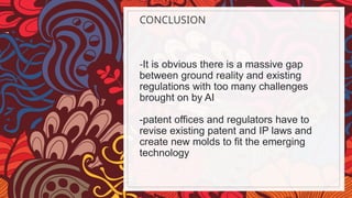 Intellectual Property Rights Challenges in Artificial Intelligence ...