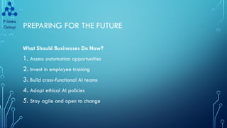 AI and Automation in Business: The Future of Work | PPTX