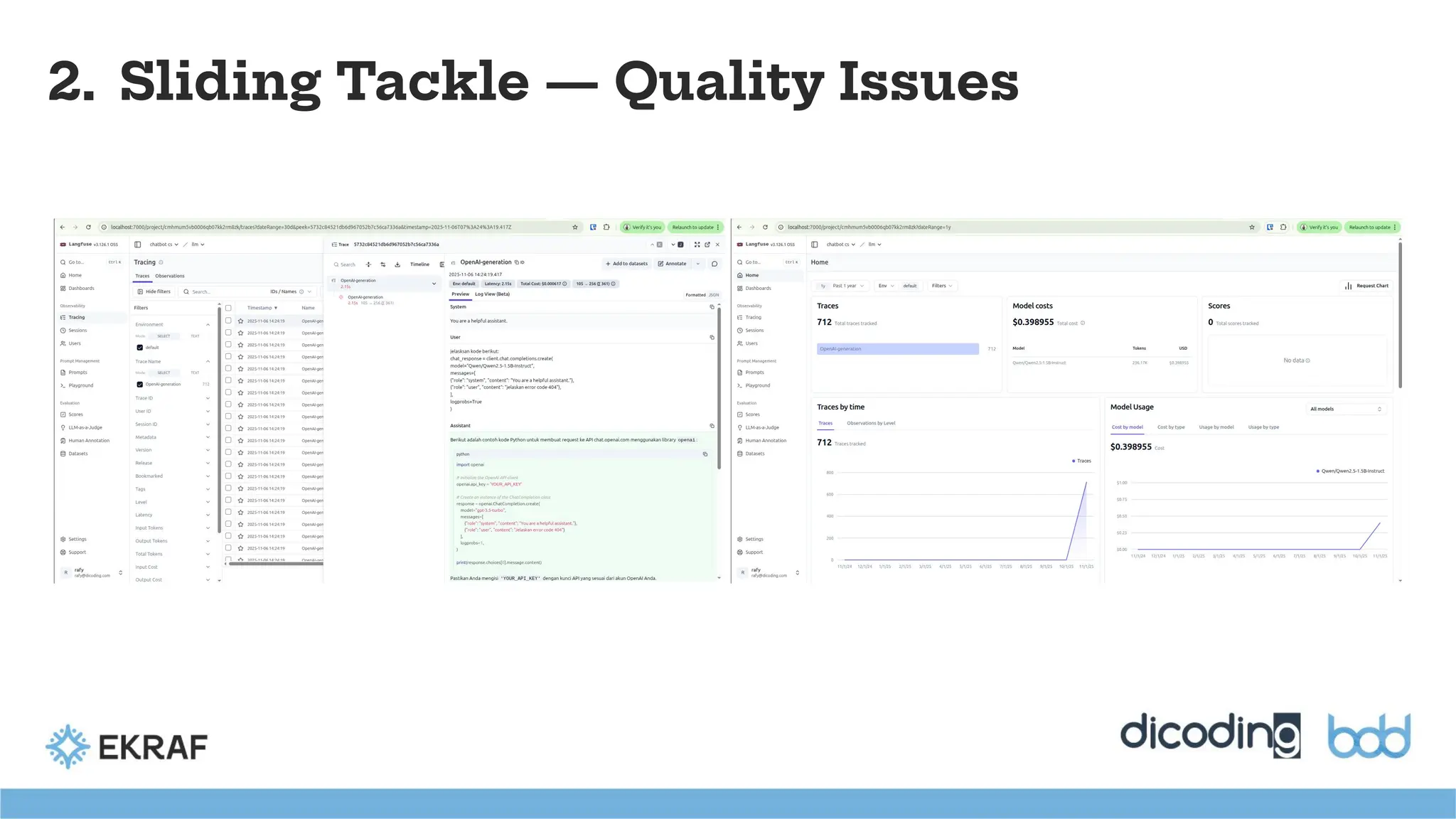 2. Sliding Tackle — Quality Issues
 