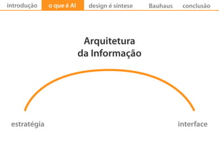 Arquitetura da Informação e Design ESAMC 2009