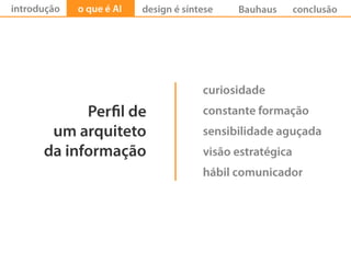 Arquitetura da Informação e Design ESAMC 2009