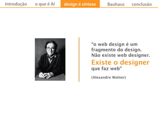 Arquitetura da Informação e Design ESAMC 2009