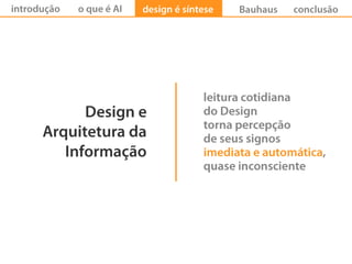 Arquitetura da Informação e Design ESAMC 2009