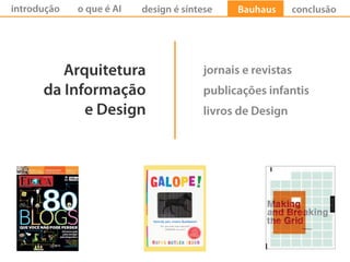 Arquitetura da Informação e Design ESAMC 2009