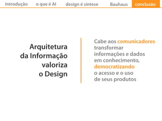 Arquitetura da Informação e Design ESAMC 2009