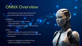 Top Frameworks for AI & Machine Learning Development | PDF