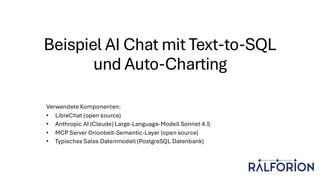Charting Chat AI Chat mit Text-to-SQLund Auto-Charting | PDF
