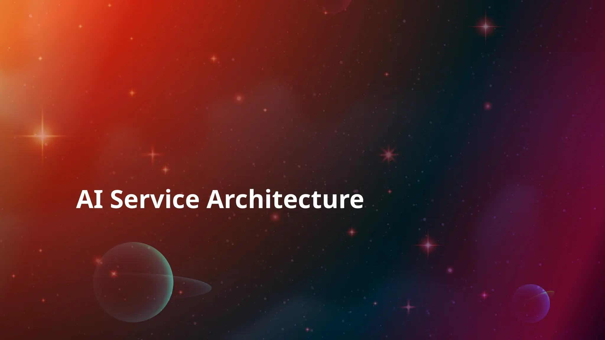 AI Service Architecture
 